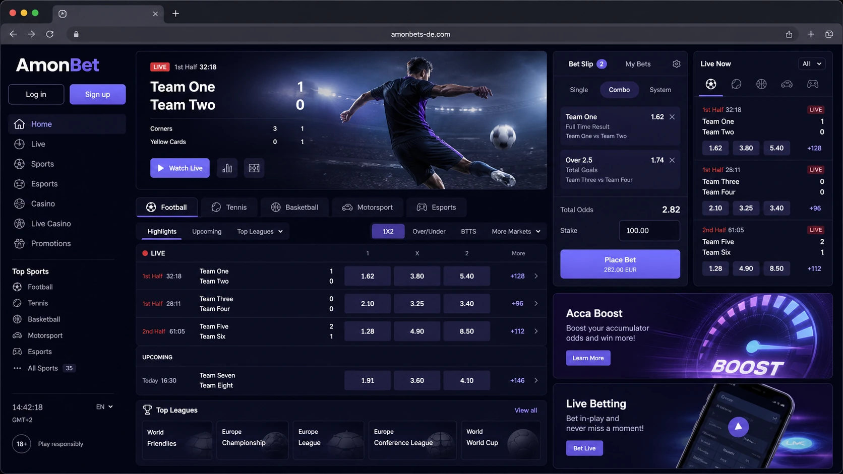 AmonBet Sportwetten